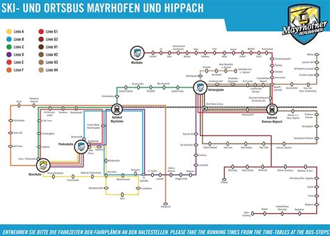 Mayrhofen bus map