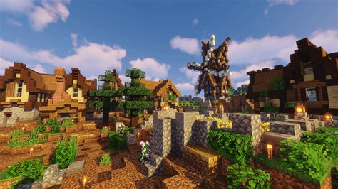 My WIP survival medieval village : r/Minecraft