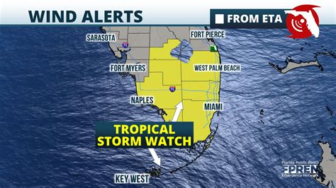 Tropical Storm Watch Issued for South Florida Ahead of Eta | Florida Storms