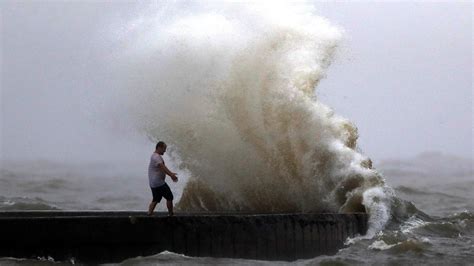 High winds, rain as tropical storm makes Louisiana landfall