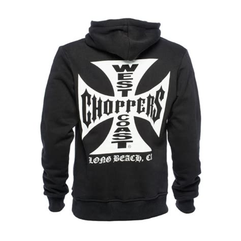 Hoodie West Coast Choppers OG Classic Noir - Moto-Parts