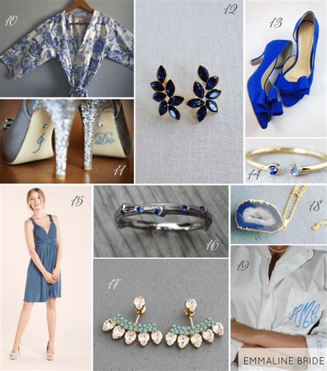 19 Stylish Something Blue Ideas for the Bride | Emmaline Bride Wedding Blog