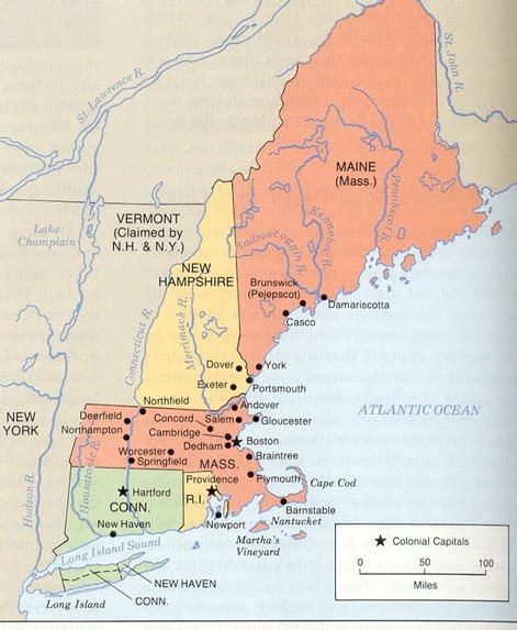 Massachusetts Bay - The 13 Colonies