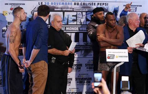 Tony Bellew vs Adonis Stevenson in heated weigh-in - Liverpool Echo