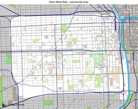 Chicago Cityscape - Map of building projects, properties, and ...