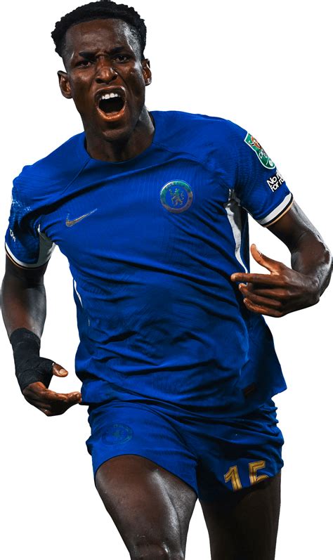 Nicolas Jackson Chelsea football render - FootyRenders