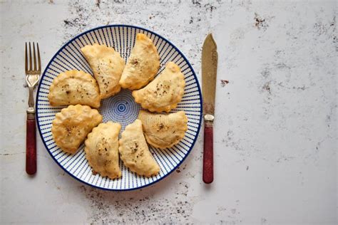 Polish Dumplings On White Plate Stock Photo - Image of menu, christmas: 105845712