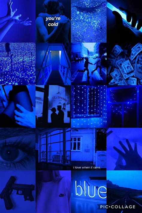 Tumblr Blue Aesthetic, azul neón estético fondo de pantalla del ...