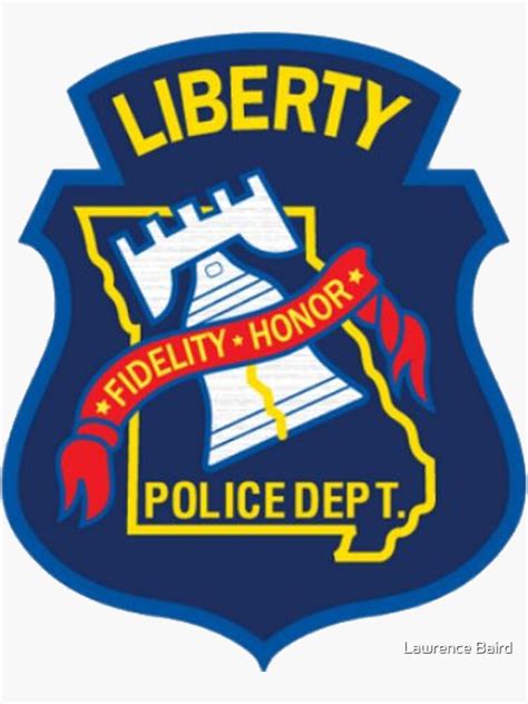 "Liberty Missouri Police Department" Sticker for Sale by lawrencebaird | Redbubble