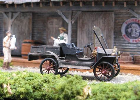 Early Ford Pick-up Truck built by Artist D.A. Clayton. The kit was made ...