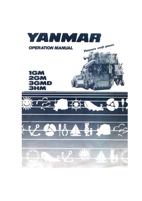 Yanmar 1GM, 2GM, 3GMD, 3HM Service Manual