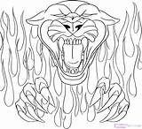 Panther Drawing Coloring Panthers Pages Animal Spiderman Kids Drawings  sketch template