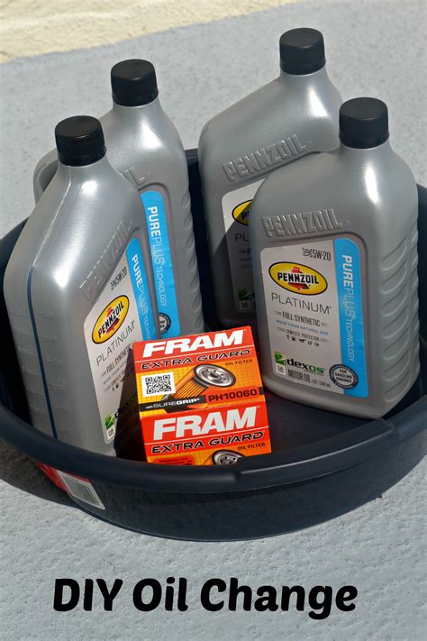 DIY Pennzoil Platinum full synthetic motor oil change