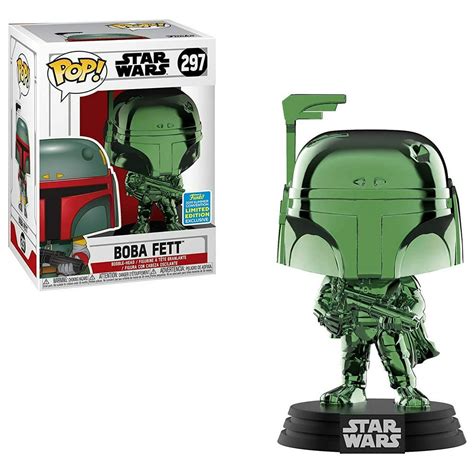 Funko POP! Star Wars Boba Fett Vinyl Bobble Head [Green Chrome ...