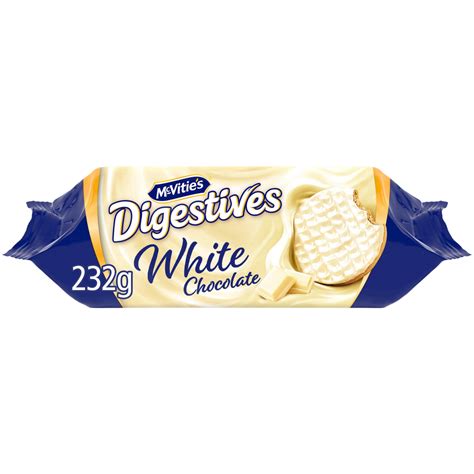 McVitie's White Chocolate Digestives Biscuits - 8.2oz (232g) | Poppin Candy