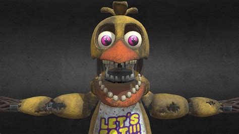 Withered Chica FNaF VR HW - Download Free 3D model by Captian Allen (@Allen_Animations) [604ca94 ...