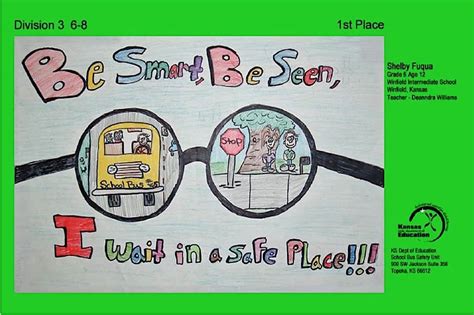 Kansas Announces Winners of School Bus Safety Poster Contest - School Transportation News