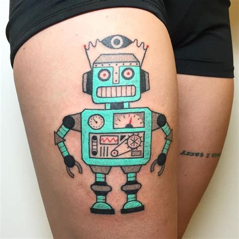 Robot Piercing Tattoo, I Tattoo, Piercings, Body Art Tattoos, Cool Tattoos, Tatoos, Heisenberg ...