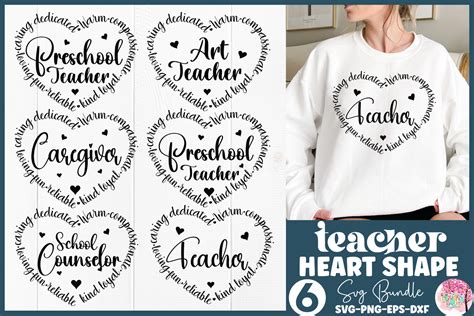 Teacher Word Art SVG Bundle, Teacher SVG Graphic by Design's Dark · Creative Fabrica