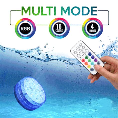 Submersible LED Pool Lights Remote Control[BUY 4 FREE SHIPPING]