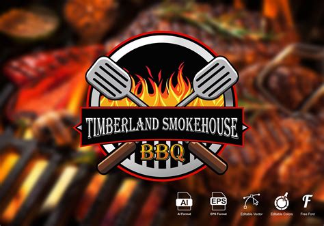 Bbq Logo Vector Design Graphic by Yulio Art · Creative Fabrica