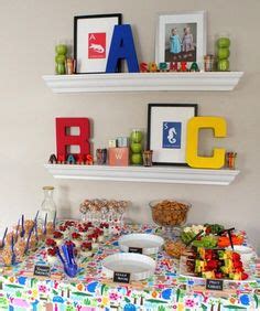 ABC Birthday Party!! Love the healthy birthday buffet. Abc Birthday ...