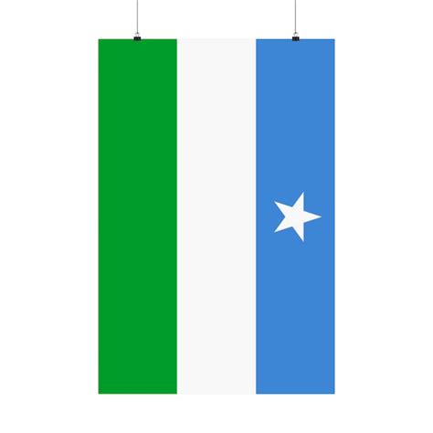 Somali Puntland Flag Poster - Etsy