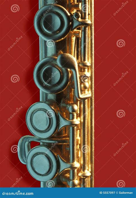 Silver flute stock image. Image of flute, notes, play - 5557097