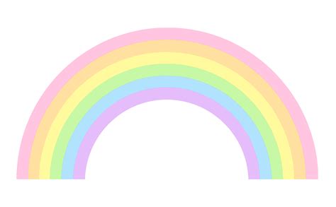 Pastel Rainbow Printable