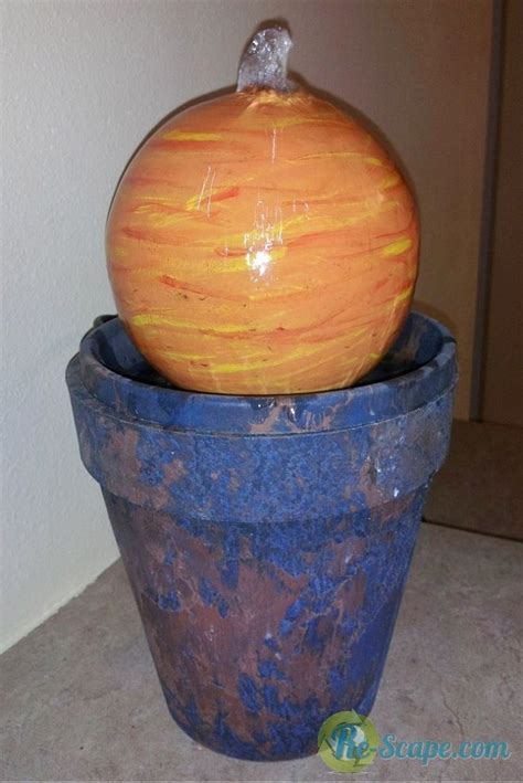 Fun With Clay Pots | Garden globes, Fountain, Diy garden fountains