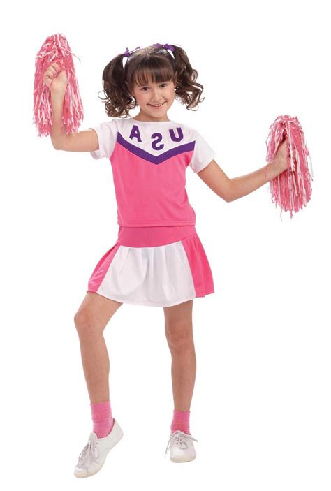 Kids Girls Classic Cheerleader Costume | $14.99 | The Costume Land