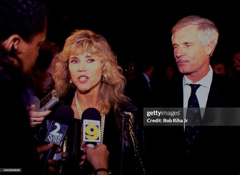 Jane Fonda and Ted Turner, circa, March 1, 1990 in Los Angeles,... News ...