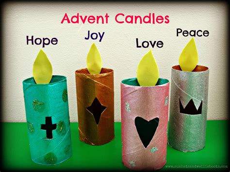 Sun Hats & Wellie Boots: Glowing Paper Advent Candles