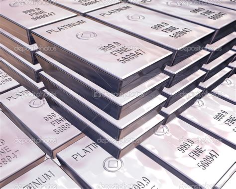 Stacks of PLATINUM bars | Stock Photo © Paul Fleet #2236835 Platinum Metal, Platinum Jewelry ...