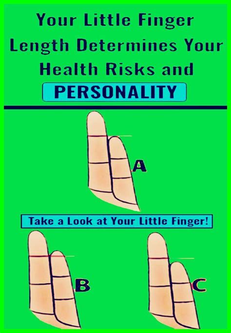 Your little finger length determines your health risks and personality – Artofit