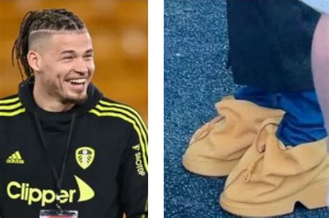 Leeds United's Kalvin Phillips mocked for 'clown shoes' after snap with ...