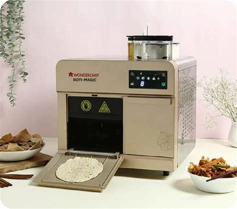 Stainless Steel Wonderchef Roti-Magic Fully Automatic Roti Maker at Rs ...