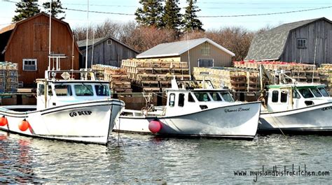 Lobster Fishing Boats at Malpeque Harbour, PEI, Canada - My Island ...