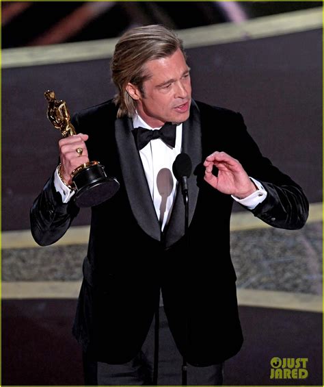 Brad Pitt's Oscars 2020 Date Revealed (And It's Not His Mom!): Photo ...