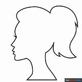 Silhouette Coloring Page  Easy Drawing Guides sketch template