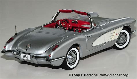 Danbury Mint 1:24 1959 Corvette Roadster- 50th Anniversary Edition ...