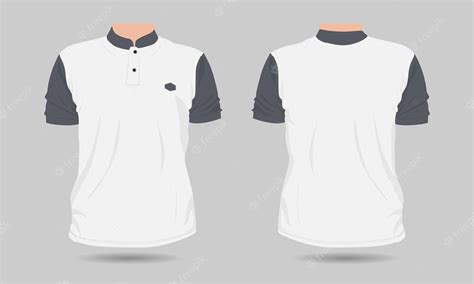 Premium Vector | Polo shirt vector cartoon flat