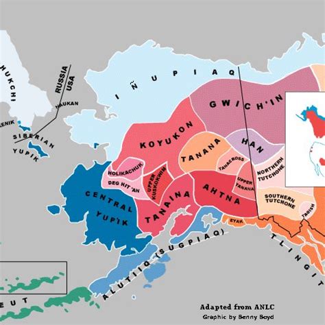 Distribution of Alaska Native Languages [1] | Download Scientific Diagram