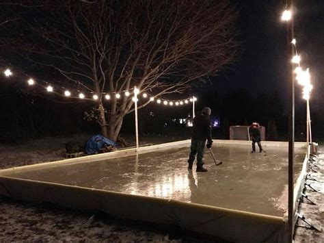 Backyard Ice Rink Lighting | Shelly Lighting