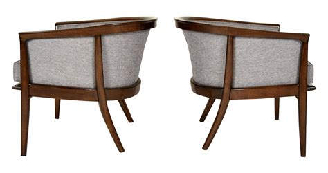 Milo Baughman Barrel Back Lounge Chairs - Pair on Chairish.com, 29.0ʺW × 26.0ʺD × 23.0ʺH, $3,475 ...