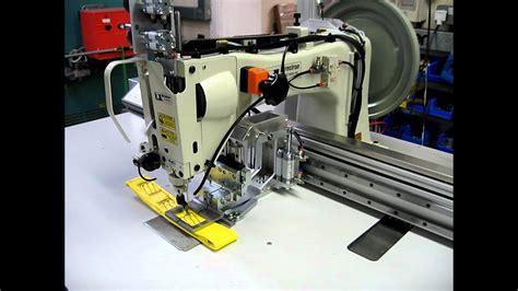 SC Heavy Duty CNC sewing Machine 500x200HD3.AVI - YouTube