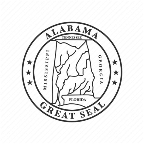 Alabama, america, seal, state, state seal, state symbol, usa icon - Download on Iconfinder