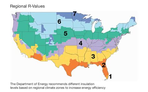 Insulation R Value Map - Living Room Design 2020