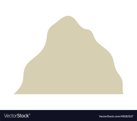 Cartoon cliffs Royalty Free Vector Image - VectorStock