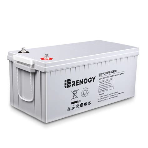 Renogy Deep Cycle AGM Battery 12 Volt 200Ah Grey | eBay